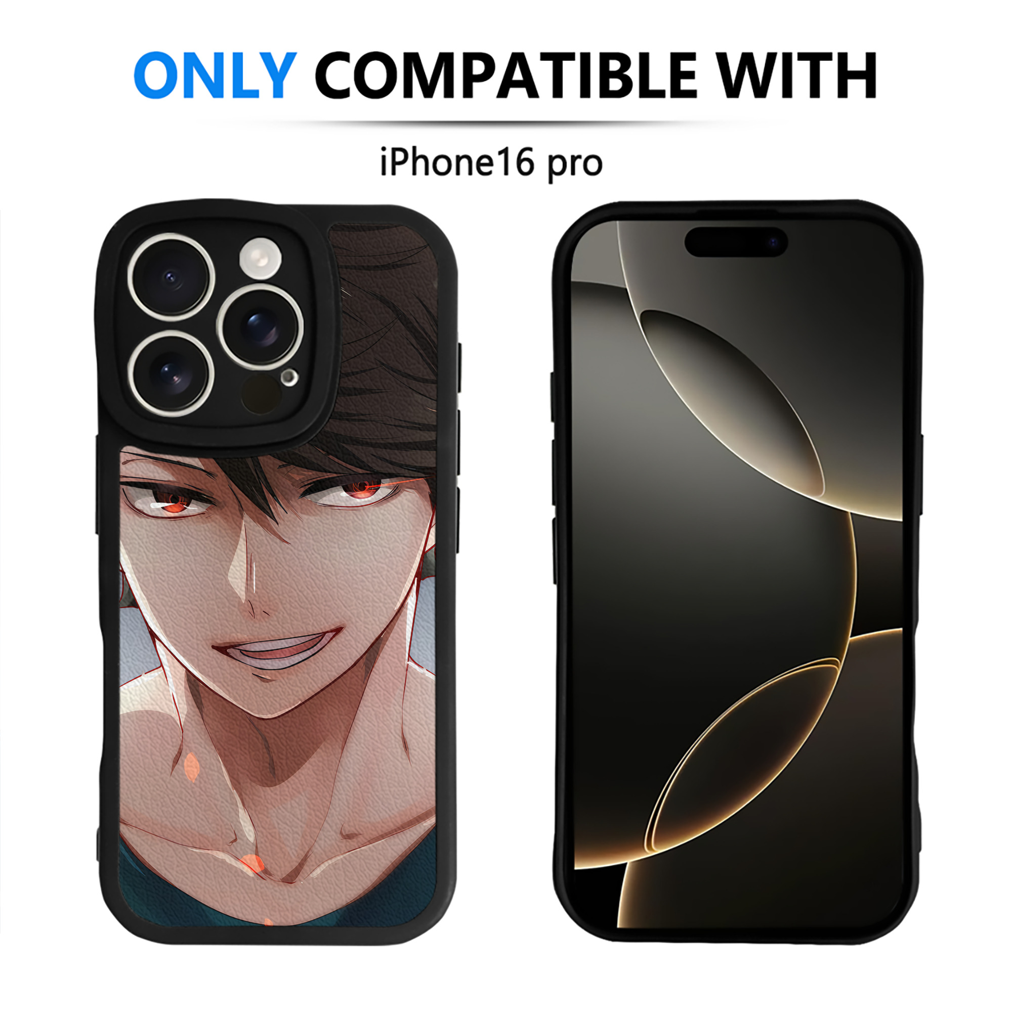 （画像用） ハイキュー!! Haikyu!! 【iPhone 16シリーズ対応】シリコンスマホケース（レザー調） 材質：シリコン